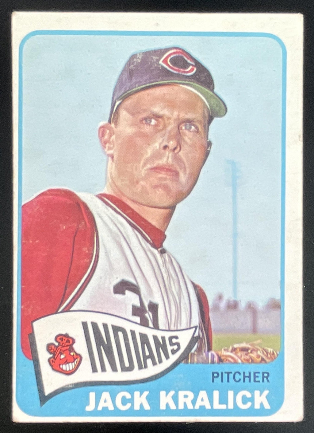 1965 Topps #535 Jack Kralick product image 1, provided for visual reference and product detail review