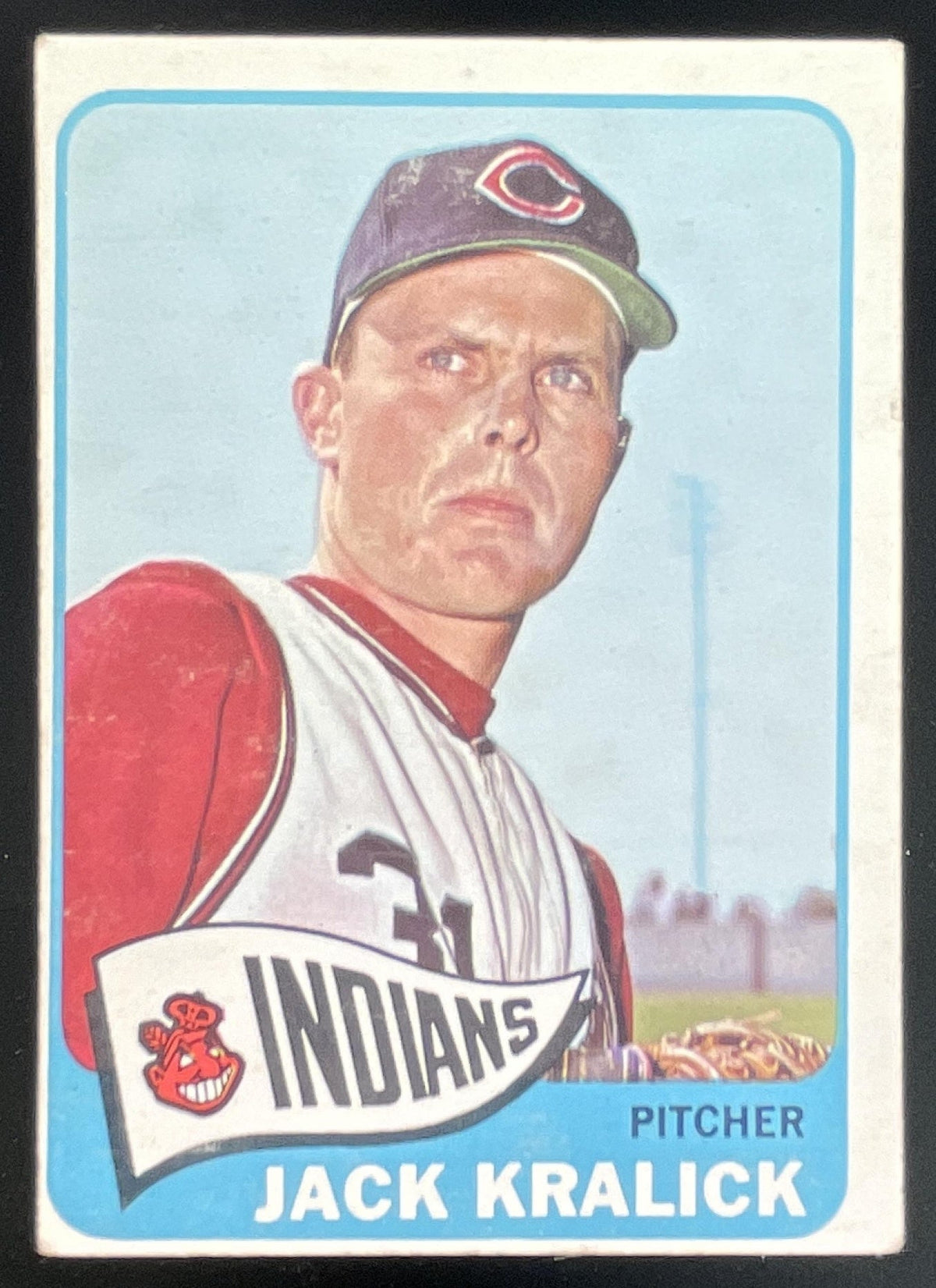 1965 Topps #535 Jack Kralick product image 1, provided for visual reference and product detail review