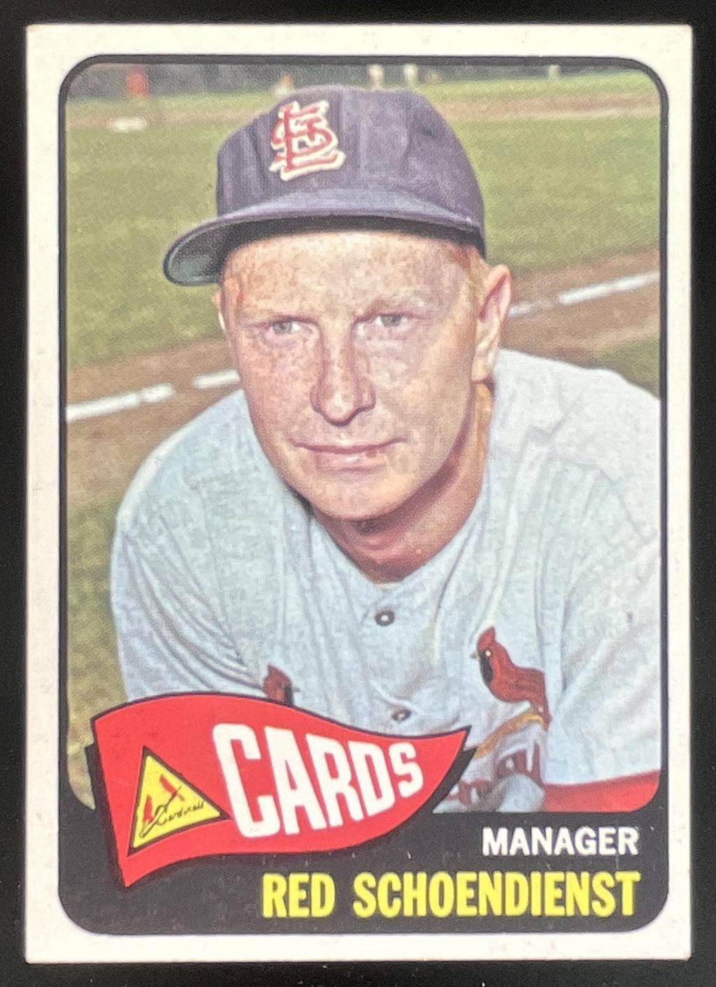 1965 Topps #556 Red Schoendienst product image 1, provided for visual reference and product detail review