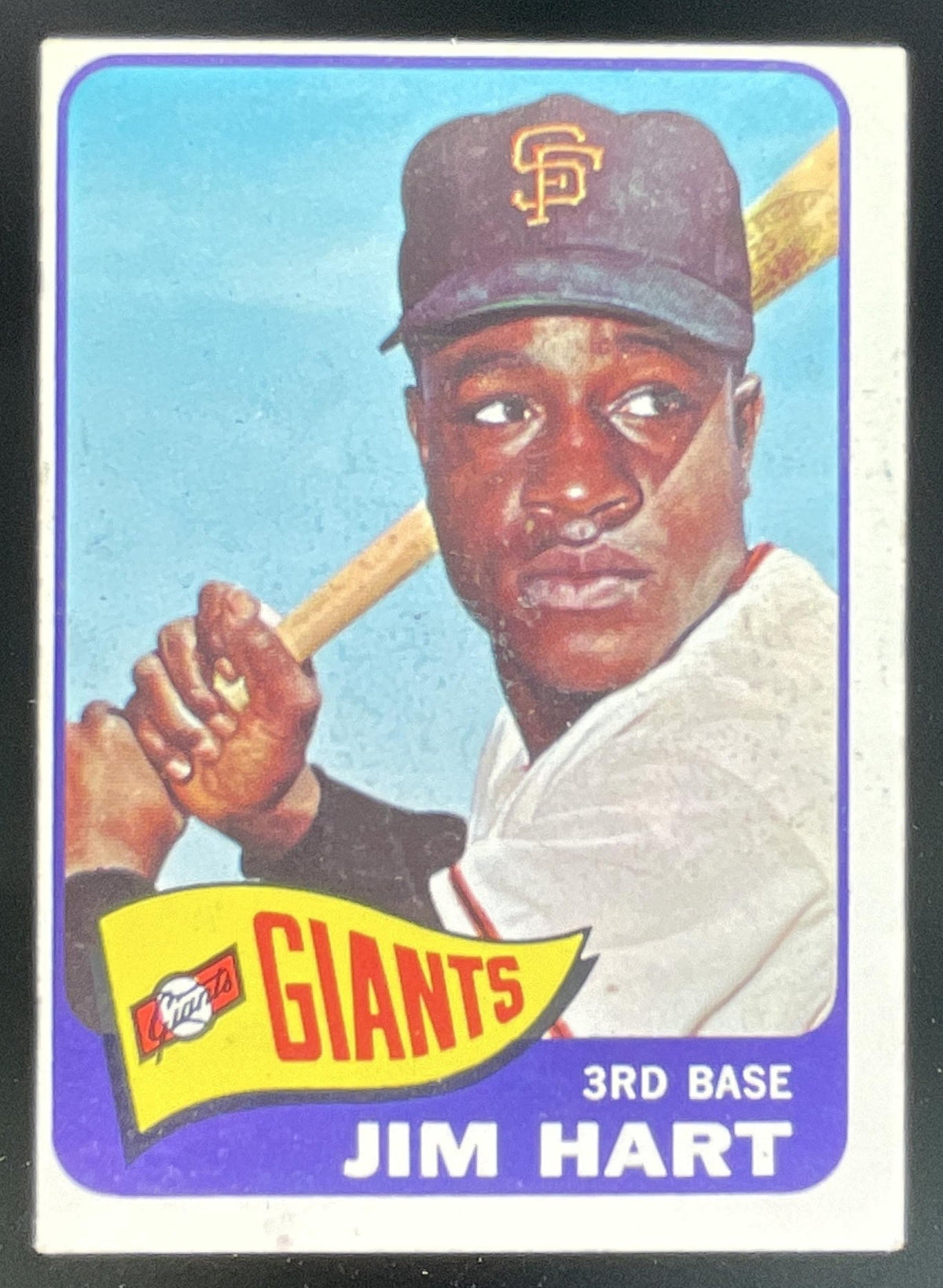 1965 Topps #395 Jim Hart product image 1, provided for visual reference and product detail review