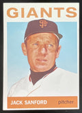 1964 Topps #414 Jack Sanford product image 1, provided for visual reference and product detail review