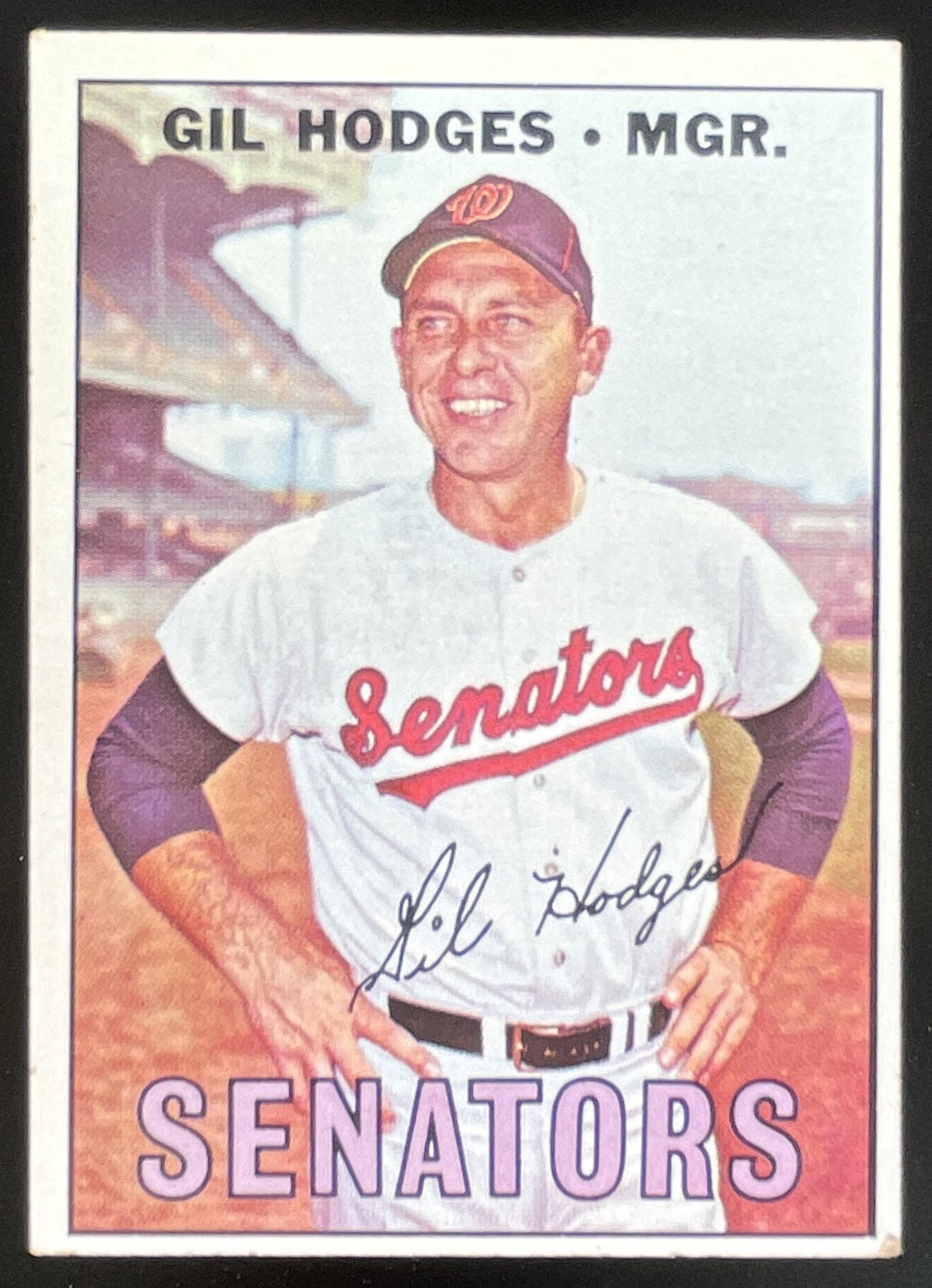 1967 Topps #228 Gil Hodges product image 1, provided for visual reference and product detail review