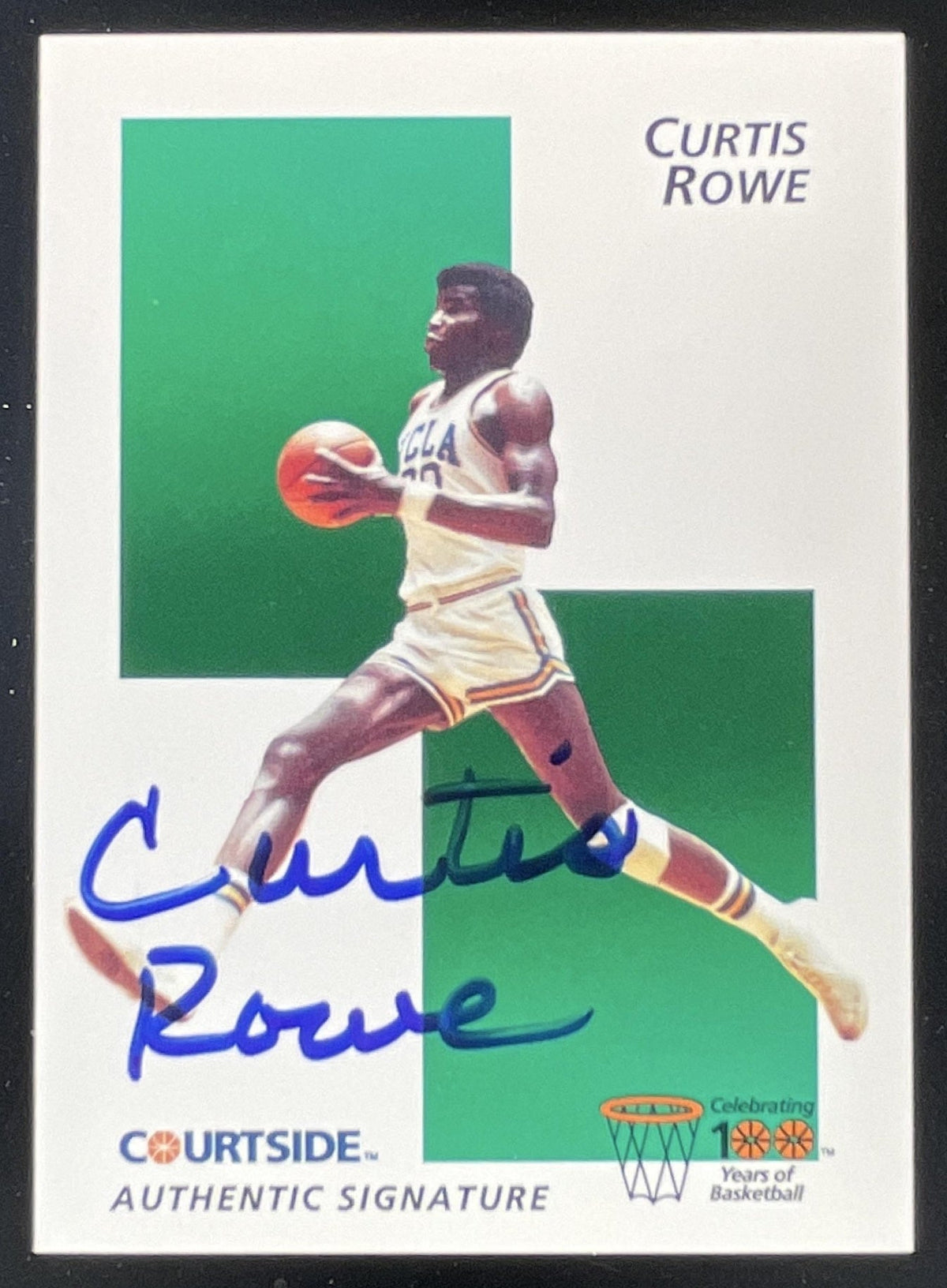 1992 Courtside Flashback #32 Curtis Rowe product image 1, provided for visual reference and product detail review