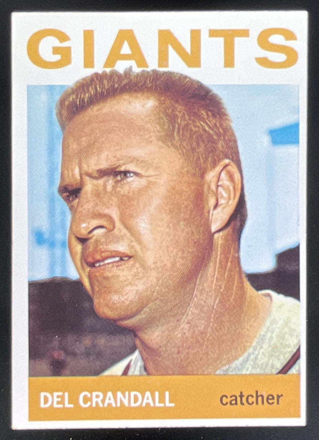 1964 Topps #169 Del Crandall product image 1, provided for visual reference and product detail review