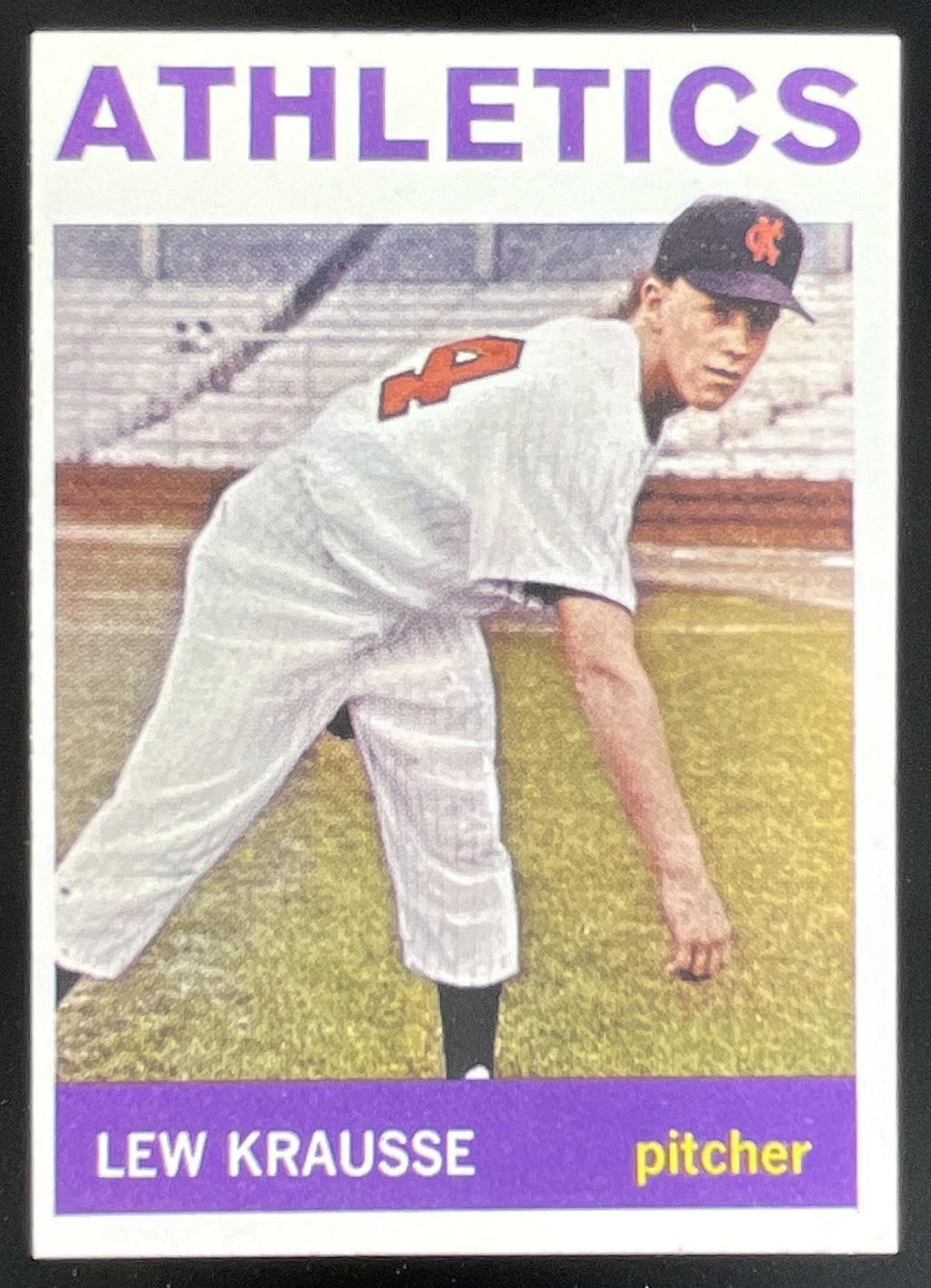 1964 Topps #334 Lew Krausse product image 1, provided for visual reference and product detail review