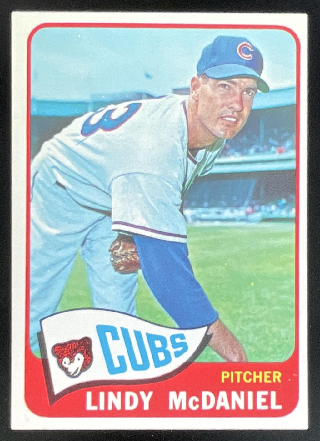 1965 Topps #244 Lindy McDaniel product image 1, provided for visual reference and product detail review