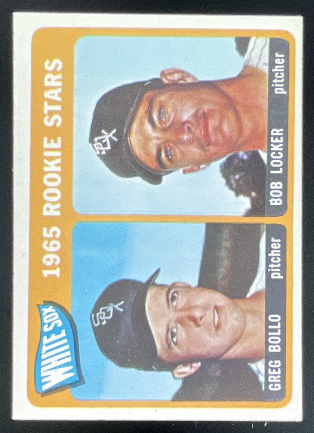 1965 Topps #541 White Sox 1965 Rookie Stars Greg Bollo Bob Locker RS, RC product image 1, provided for visual reference and