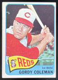 1965 Topps #289 Gordy Coleman product image 1, provided for visual reference and product detail review
