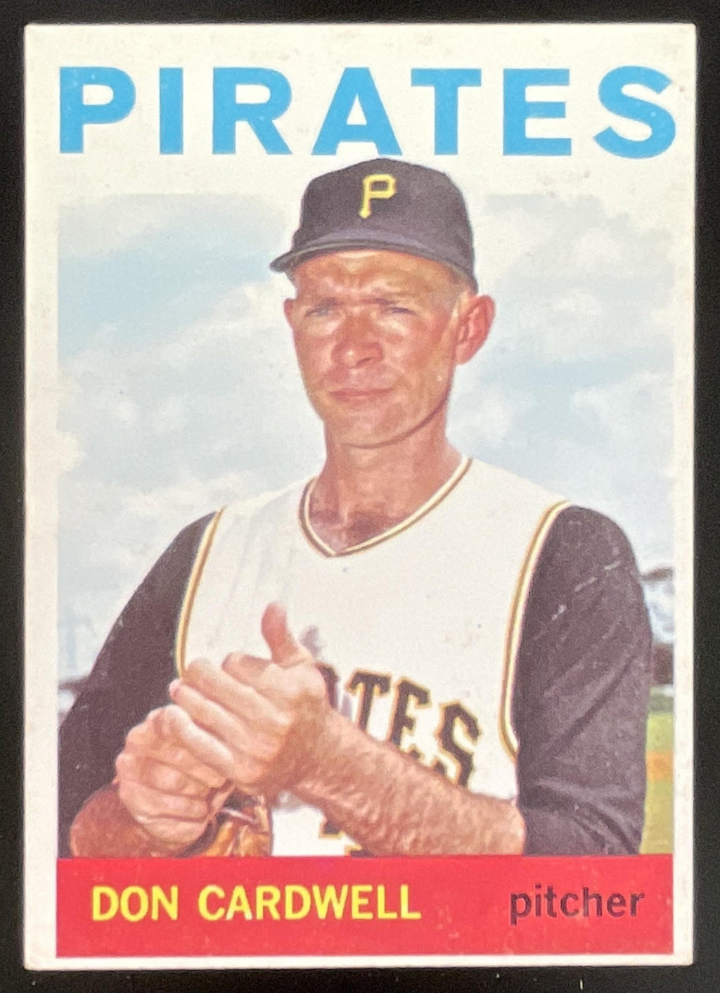 1964 Topps #417 Don Cardwell product image 1, provided for visual reference and product detail review