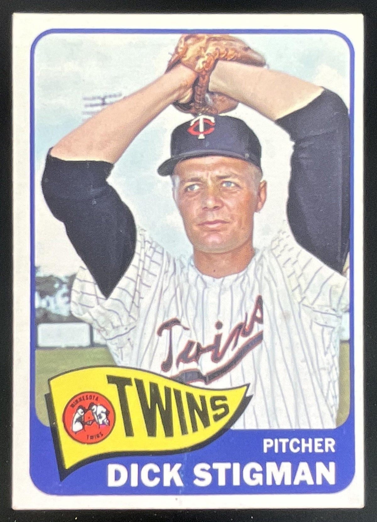 1965 Topps #548 Dick Stigman product image 1, provided for visual reference and product detail review