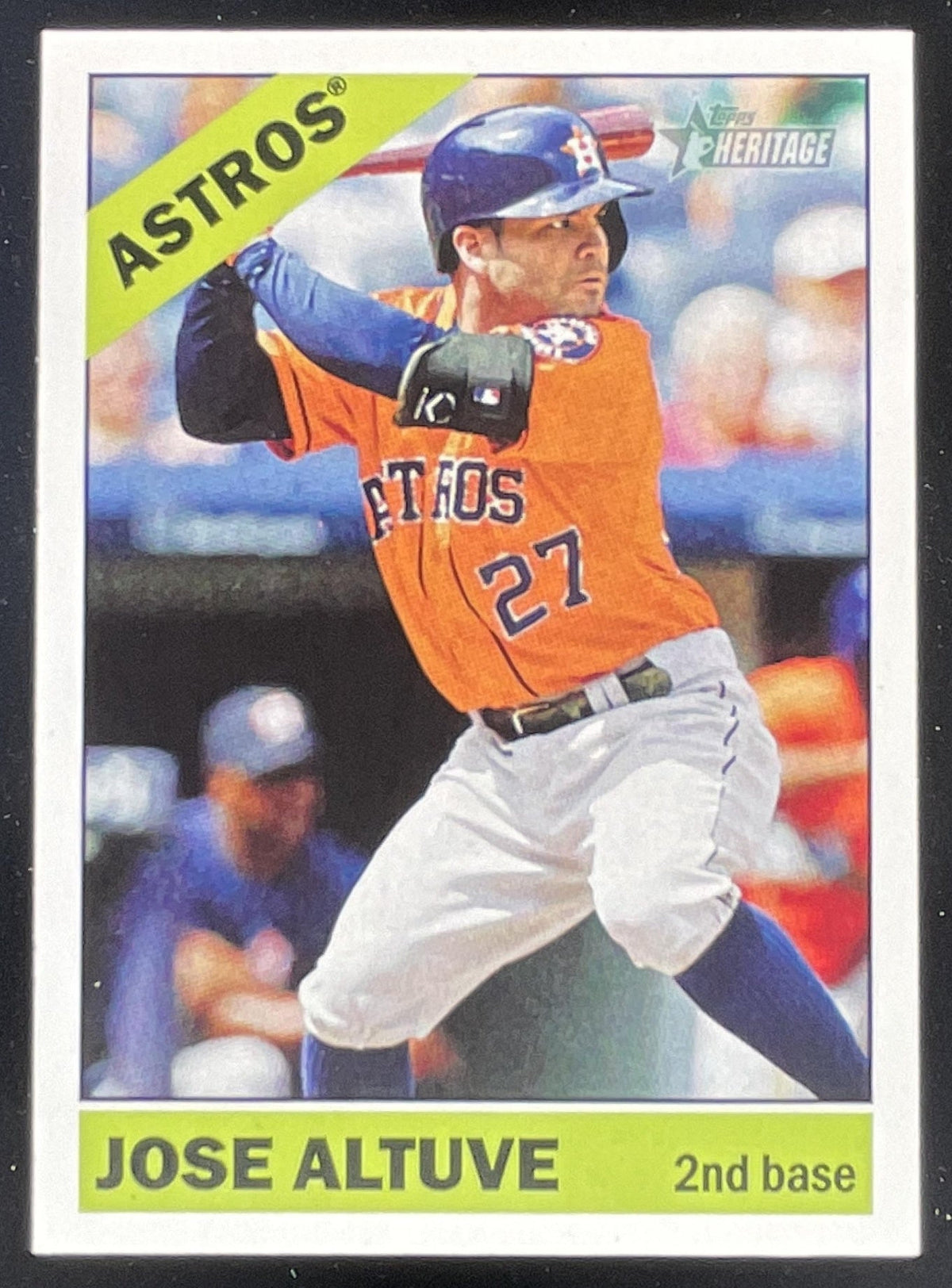2015 Topps Heritage #455c Jose Altuve product image 1, provided for visual reference and product detail review