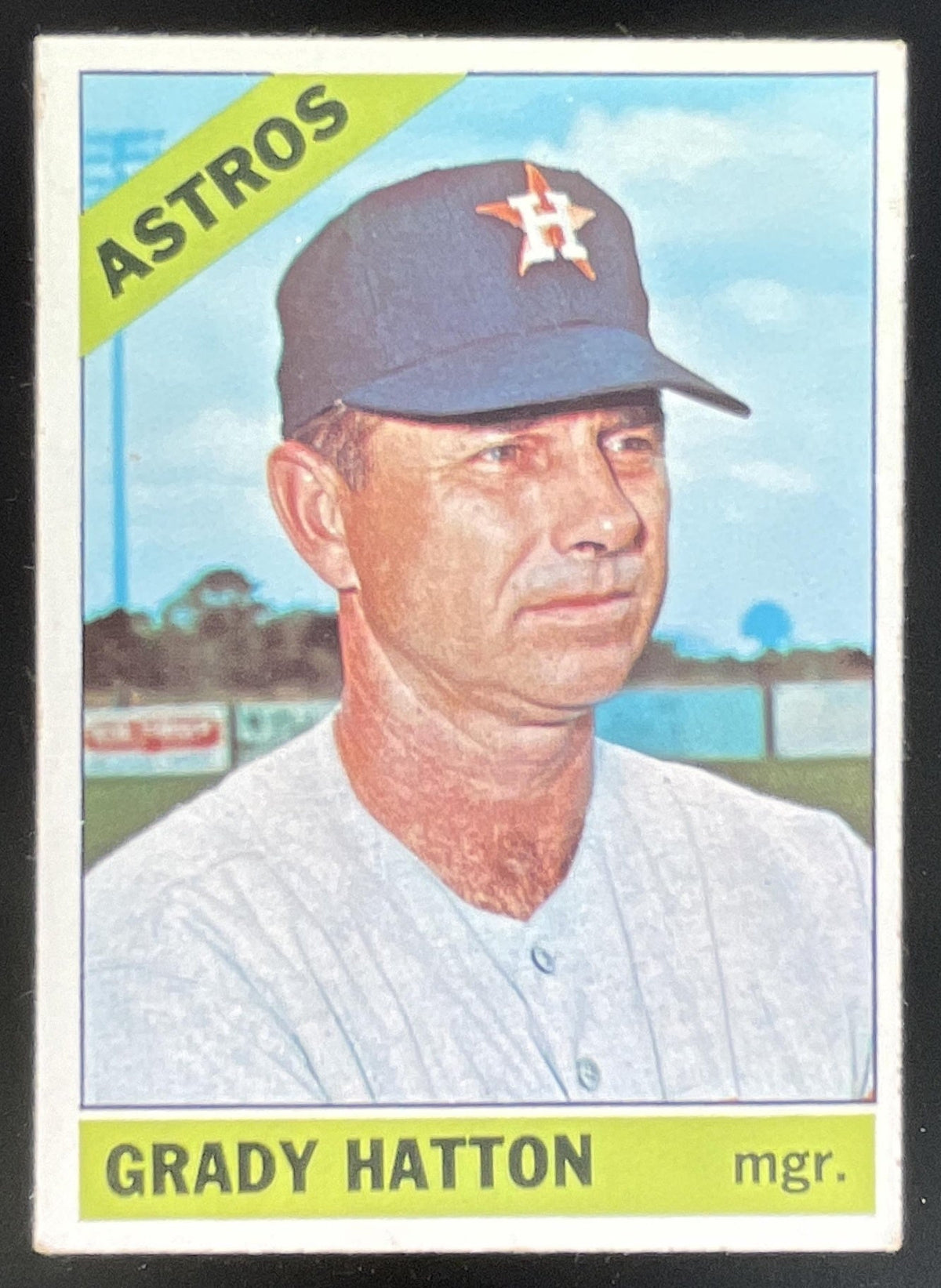1966 Topps #504 Grady Hatton product image 1, provided for visual reference and product detail review
