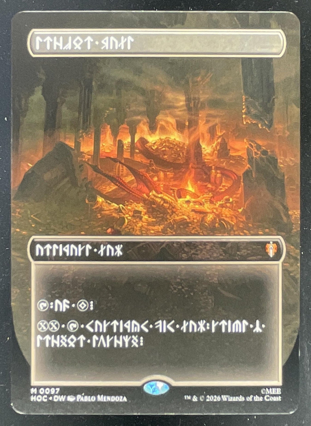 Magic The Gathering Treasure Vault Borderless Dwarvish The Hobbit: Eternal-Legal product image 1, provided for visual