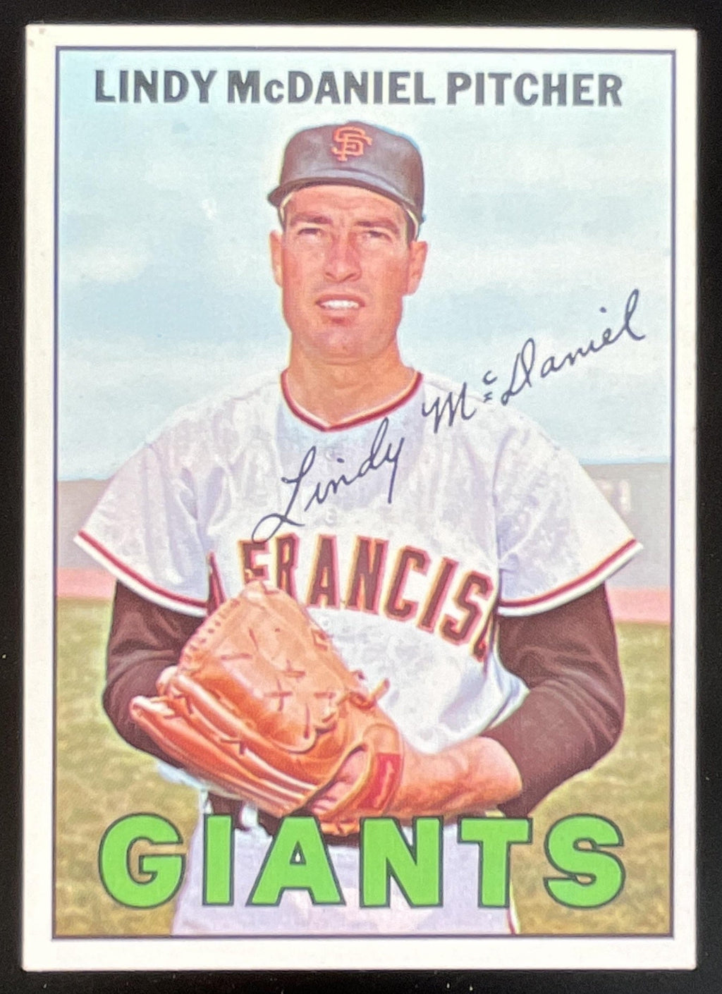 1967 Topps #46 Lindy McDaniel product image 1, provided for visual reference and product detail review