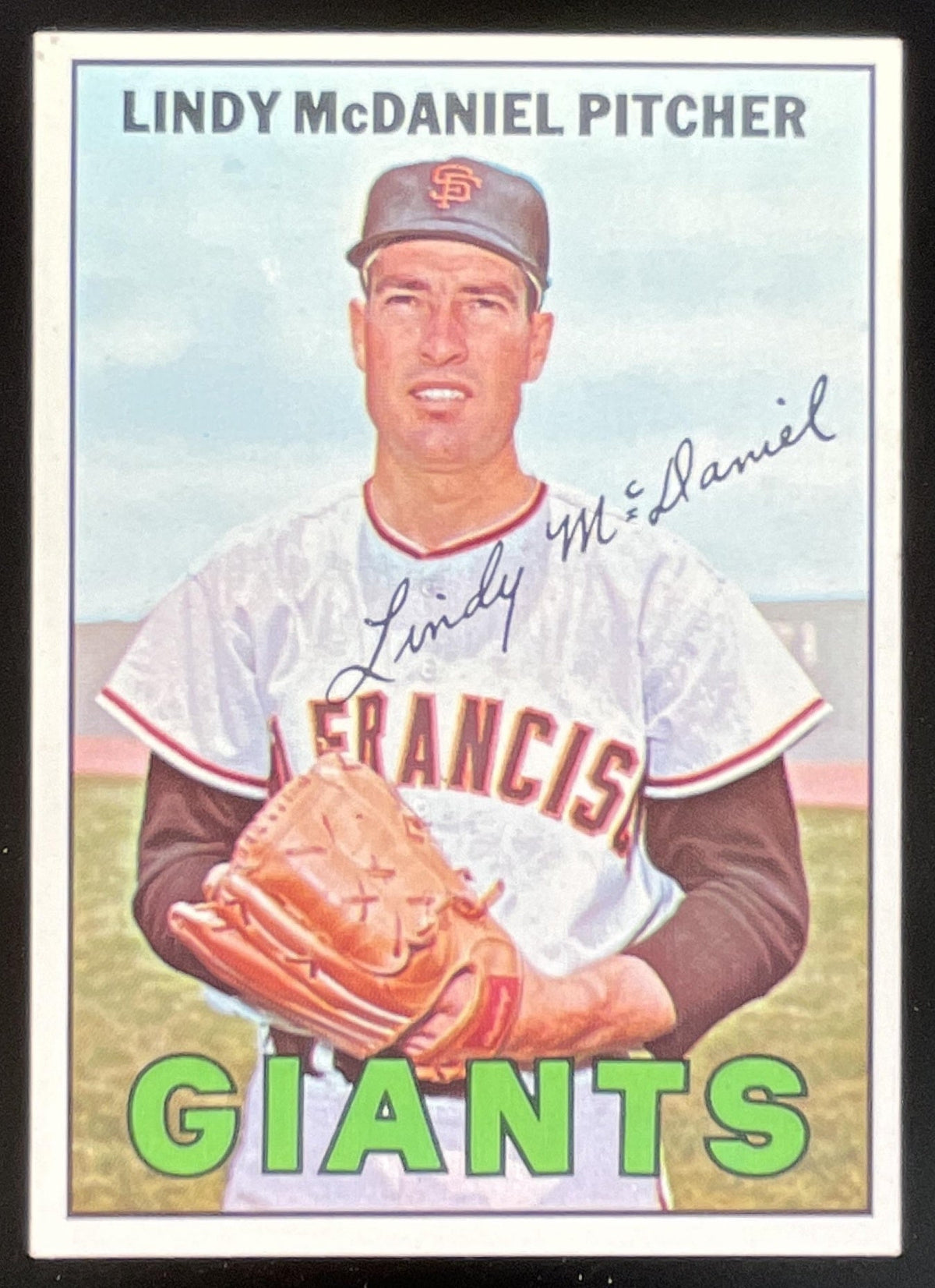 1967 Topps #46 Lindy McDaniel product image 1, provided for visual reference and product detail review