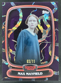 2025 Topps High Tek Stranger Things Vines Palace Arcade Purple Max Mayfield /11 product image 1, provided for visual
