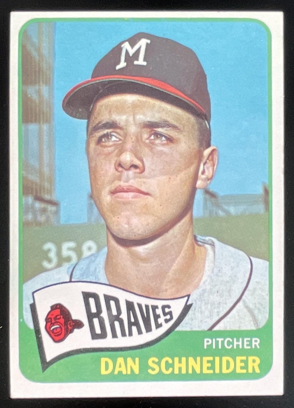 1965 Topps #366 Dan Schneider product image 1, provided for visual reference and product detail review