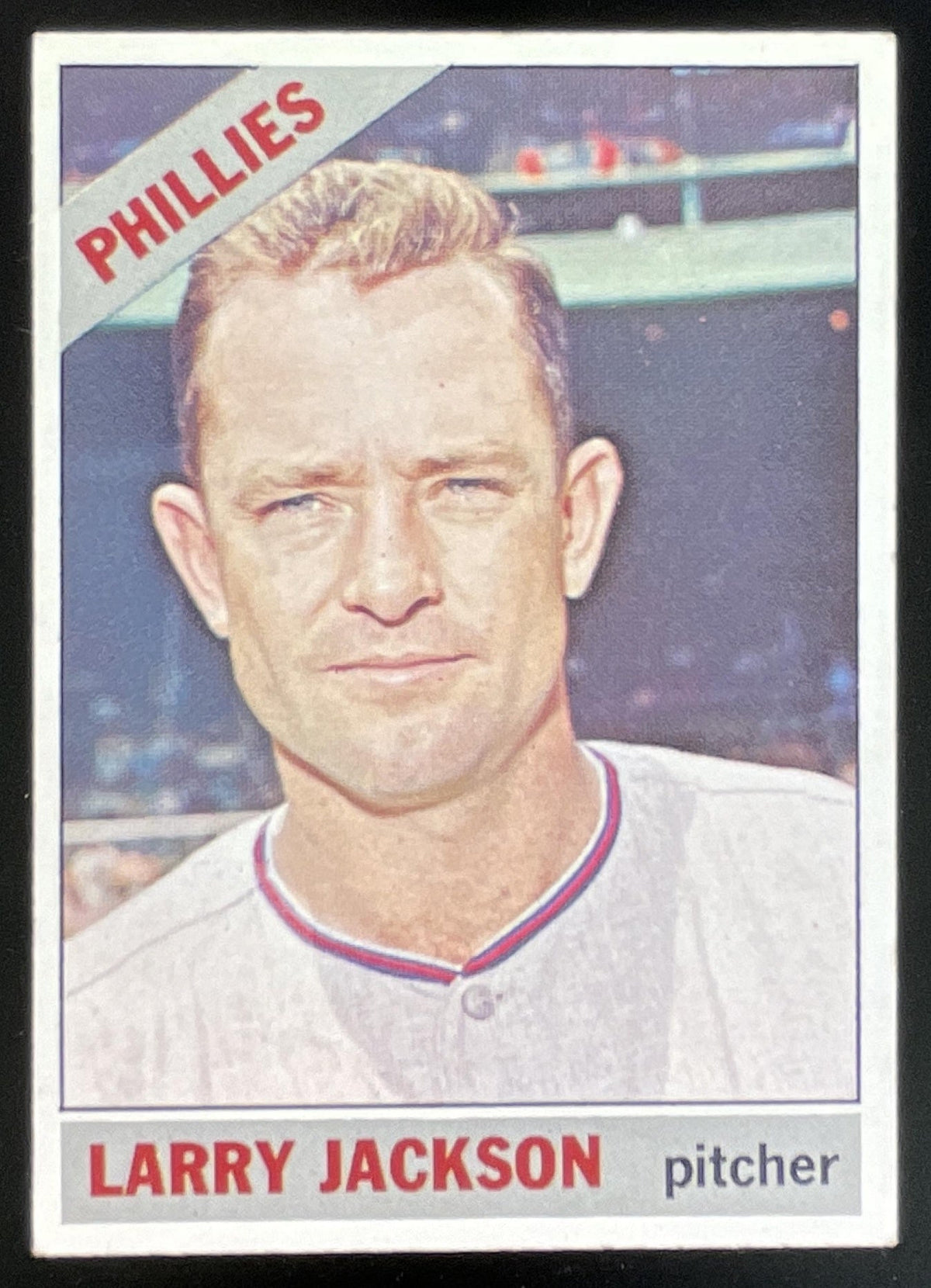 1966 Topps #595 Larry Jackson product image 1, provided for visual reference and product detail review