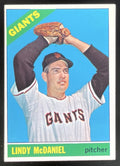 1966 Topps #496 Lindy McDaniel product image 1, provided for visual reference and product detail review