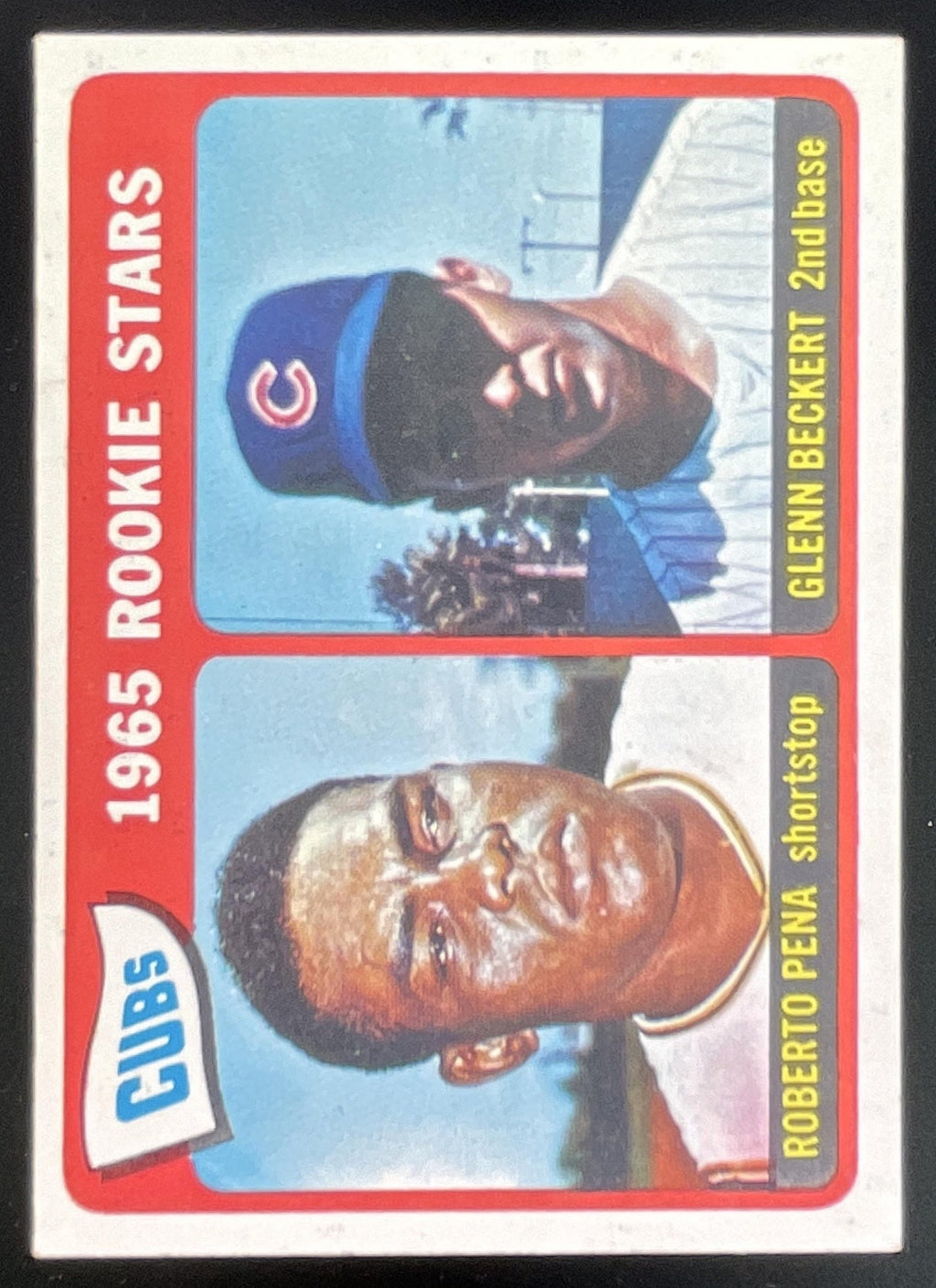 1965 Topps #549 Cubs 1965 Rookie Stars Roberto Pena Glenn Beckert RS, RC product image 1, provided for visual reference and