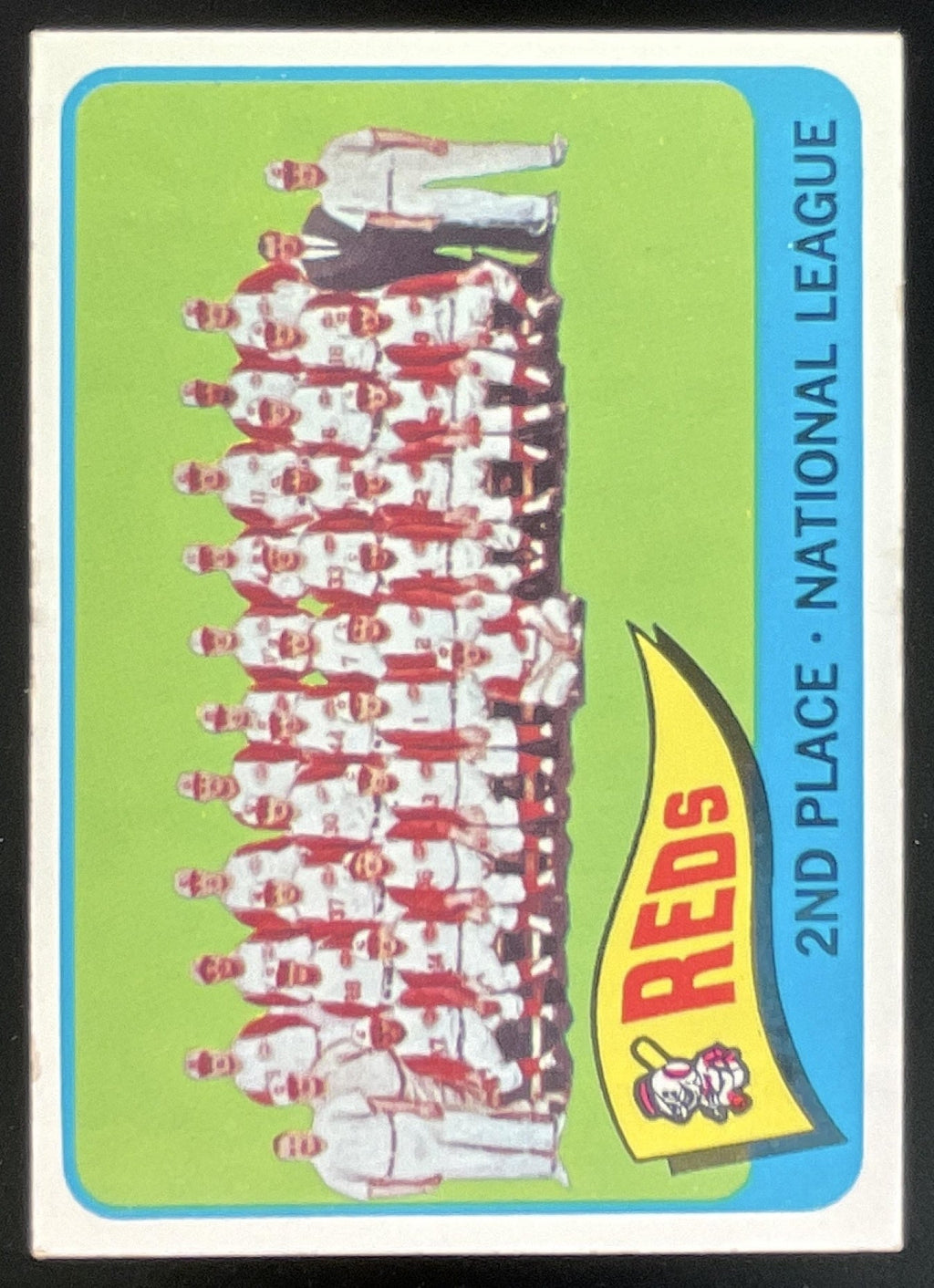 1965 Topps #316 Cincinnati Reds product image 1, provided for visual reference and product detail review