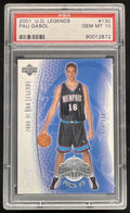 2000-01 Upper Deck Legends #130 Pau Gasol RC /500 PSA 10 product image 1, provided for visual reference and product detail