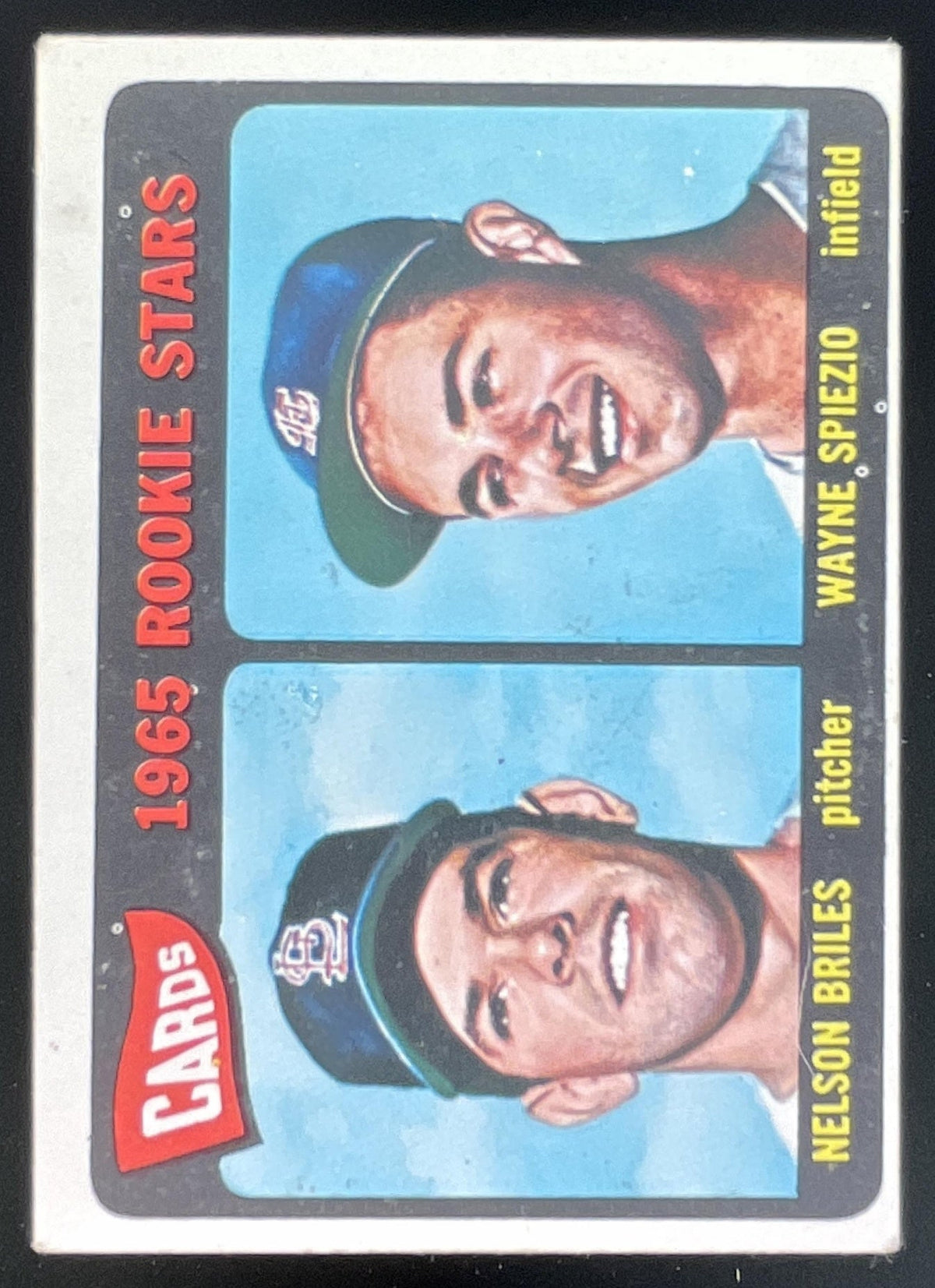 1965 Topps #431 Cards 1965 Rookie Stars Nelson Briles Wayne Spiezio RS, RC product image 1, provided for visual reference