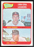 1965 Topps #7 American League 1964 ERA Leaders Dean Chance Joel Horlen product image 1, provided for visual reference and