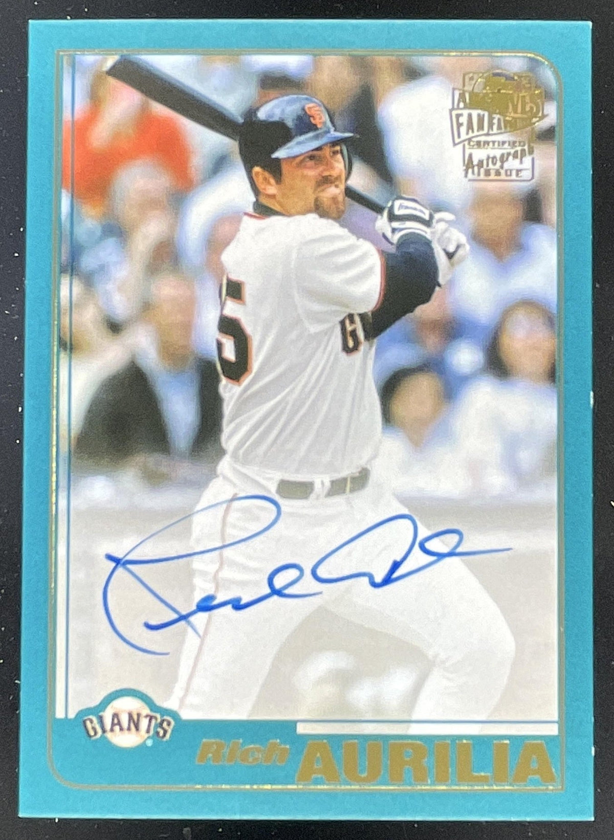 2018 Topps Archives Fan Favorites Autographs #FFA-RA Rich Aurilia Autograph Auto product image 1, provided for visual
