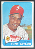 1965 Topps #296 Tony Taylor product image 1, provided for visual reference and product detail review