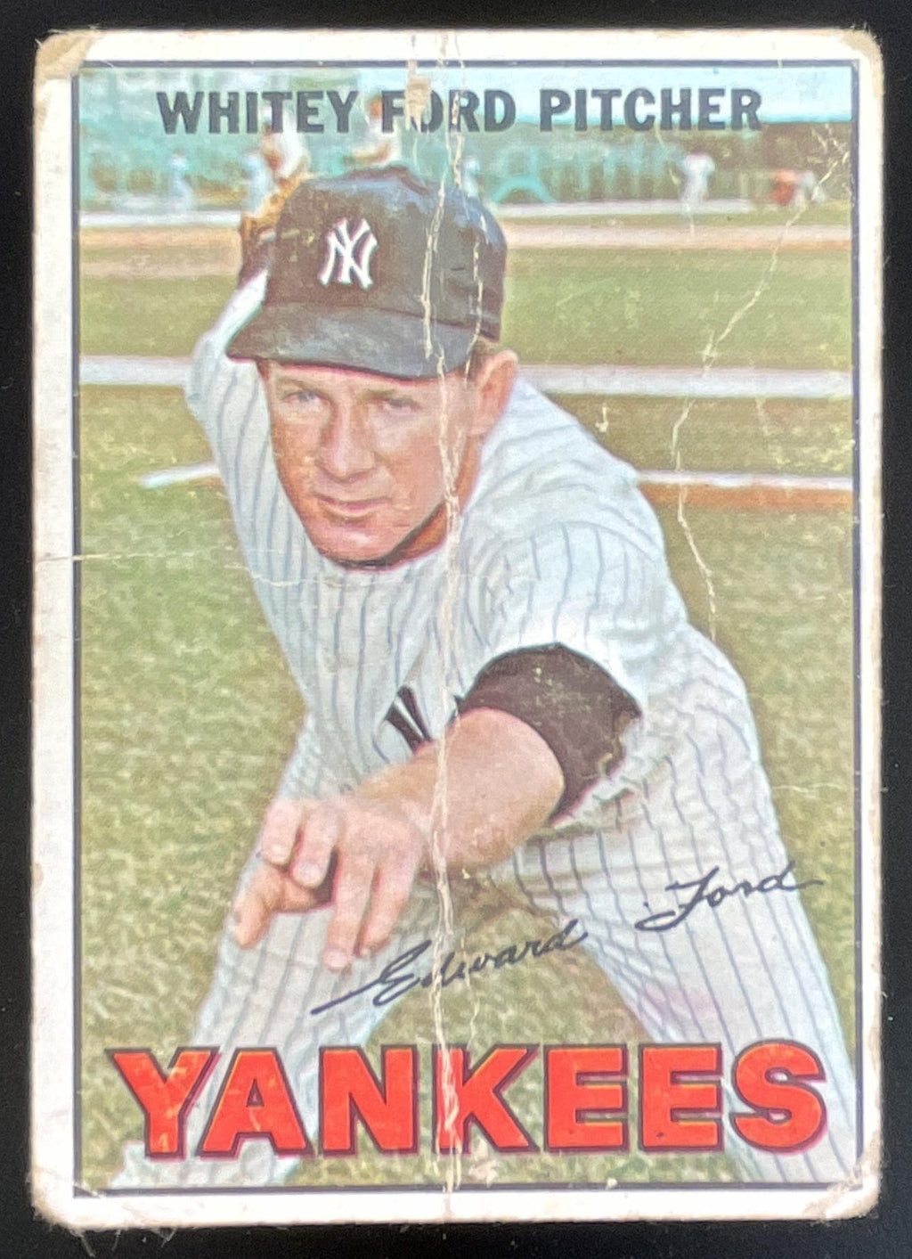 1967 Topps #5 Whitey Ford product image 1, provided for visual reference and product detail review