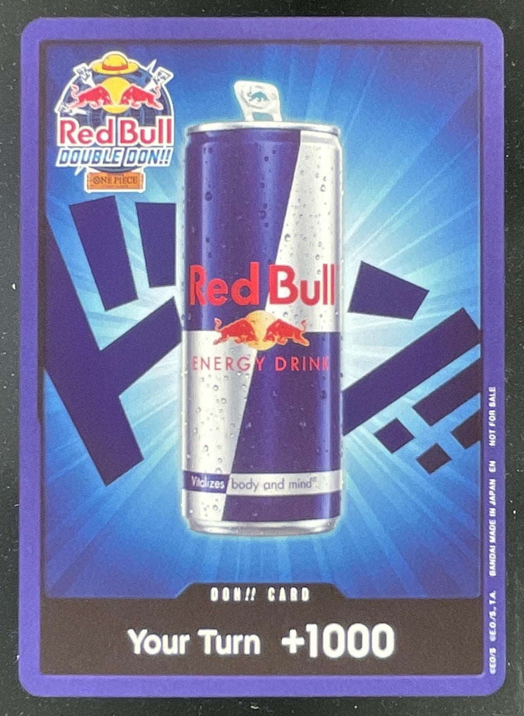 One Piece DON!! Card Red Bull Don!! - One Piece Promotion Cards OP-PR product image 1, provided for visual reference and