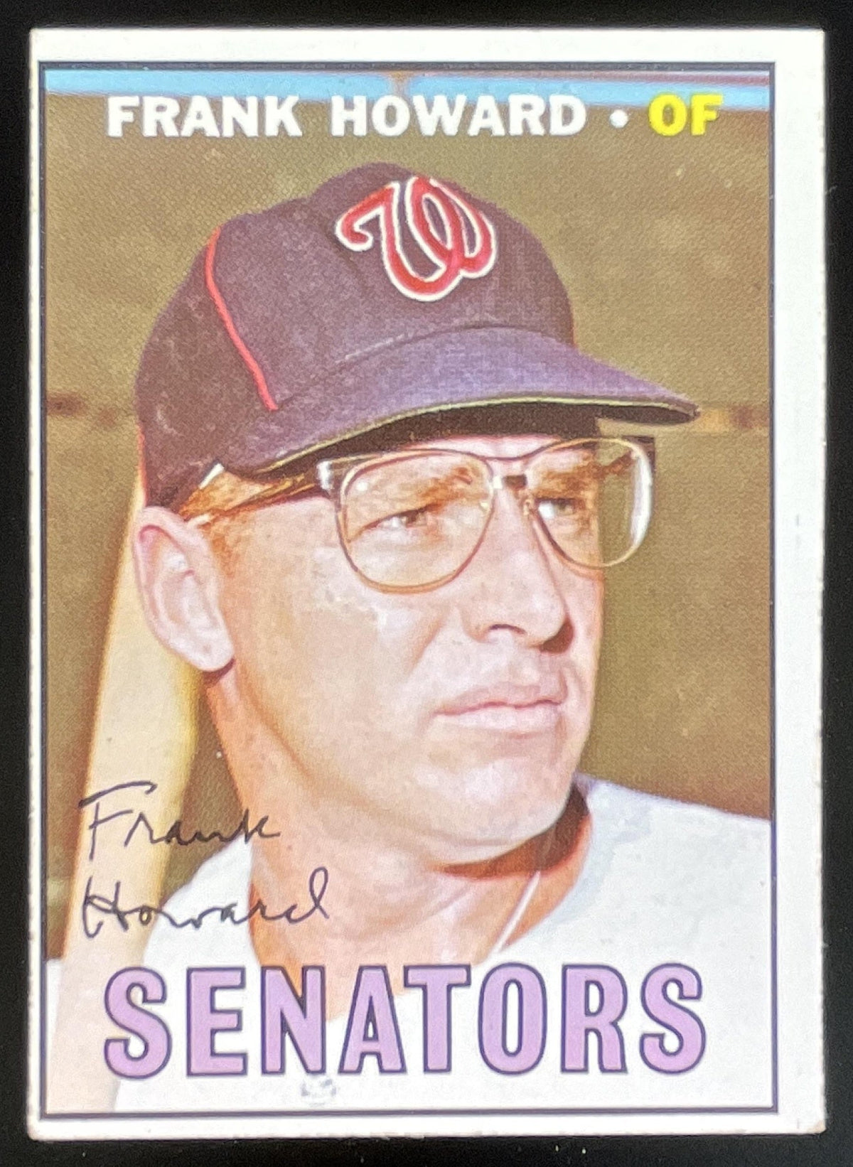1967 Topps #255 Frank Howard product image 1, provided for visual reference and product detail review