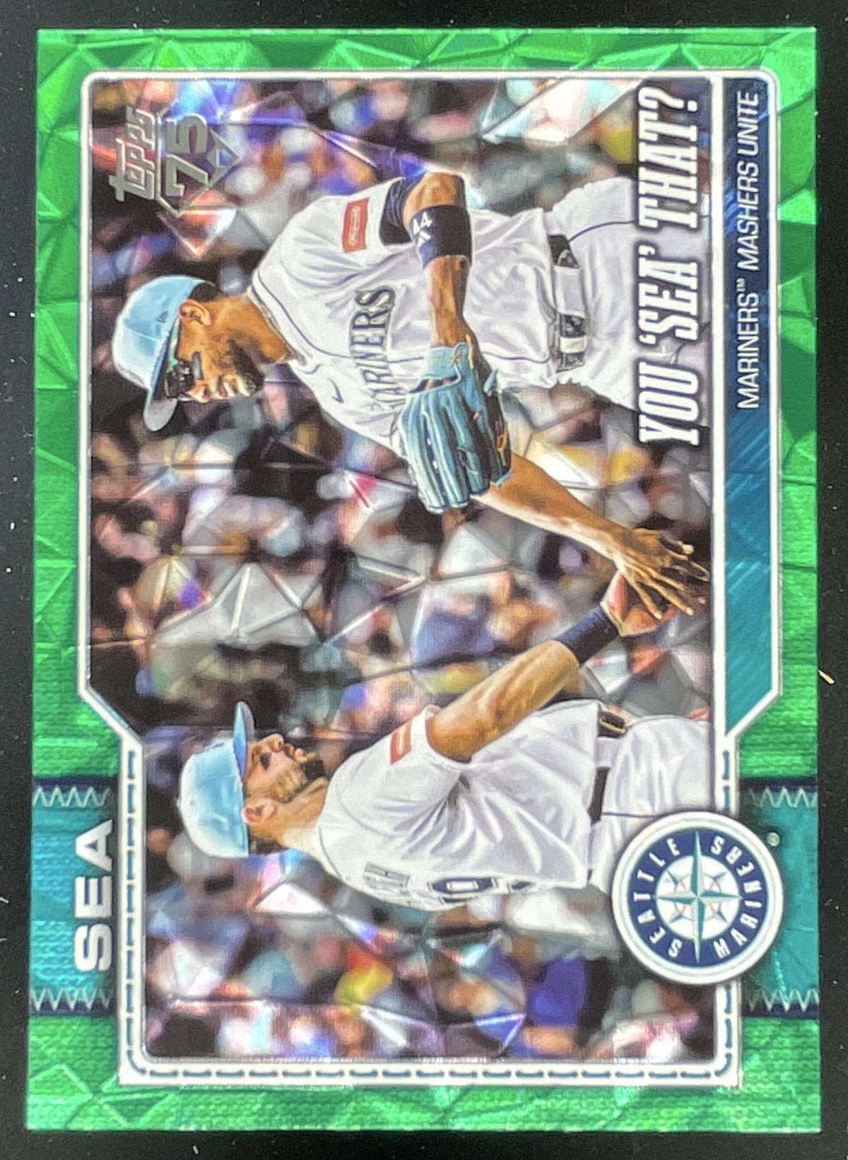 2026 Topps Series 1 Green Diamante Foil #140 Cal Raleigh /99 product image 1, provided for visual reference and product