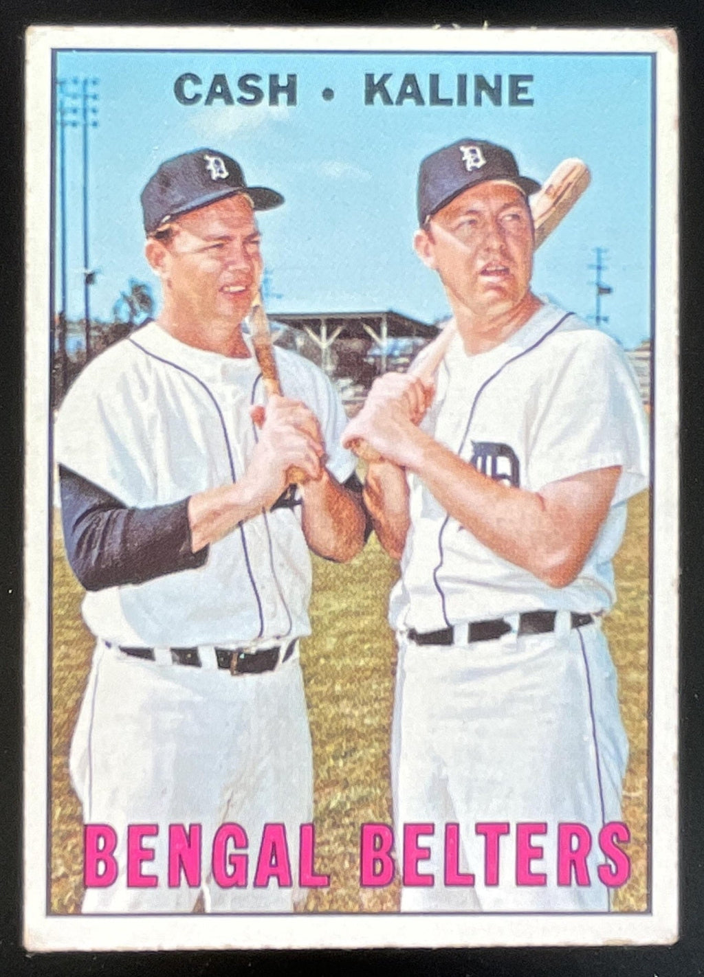 1967 Topps #216 Bengal Belters Norm Cash Al Kaline C product image 1, provided for visual reference and product detail review