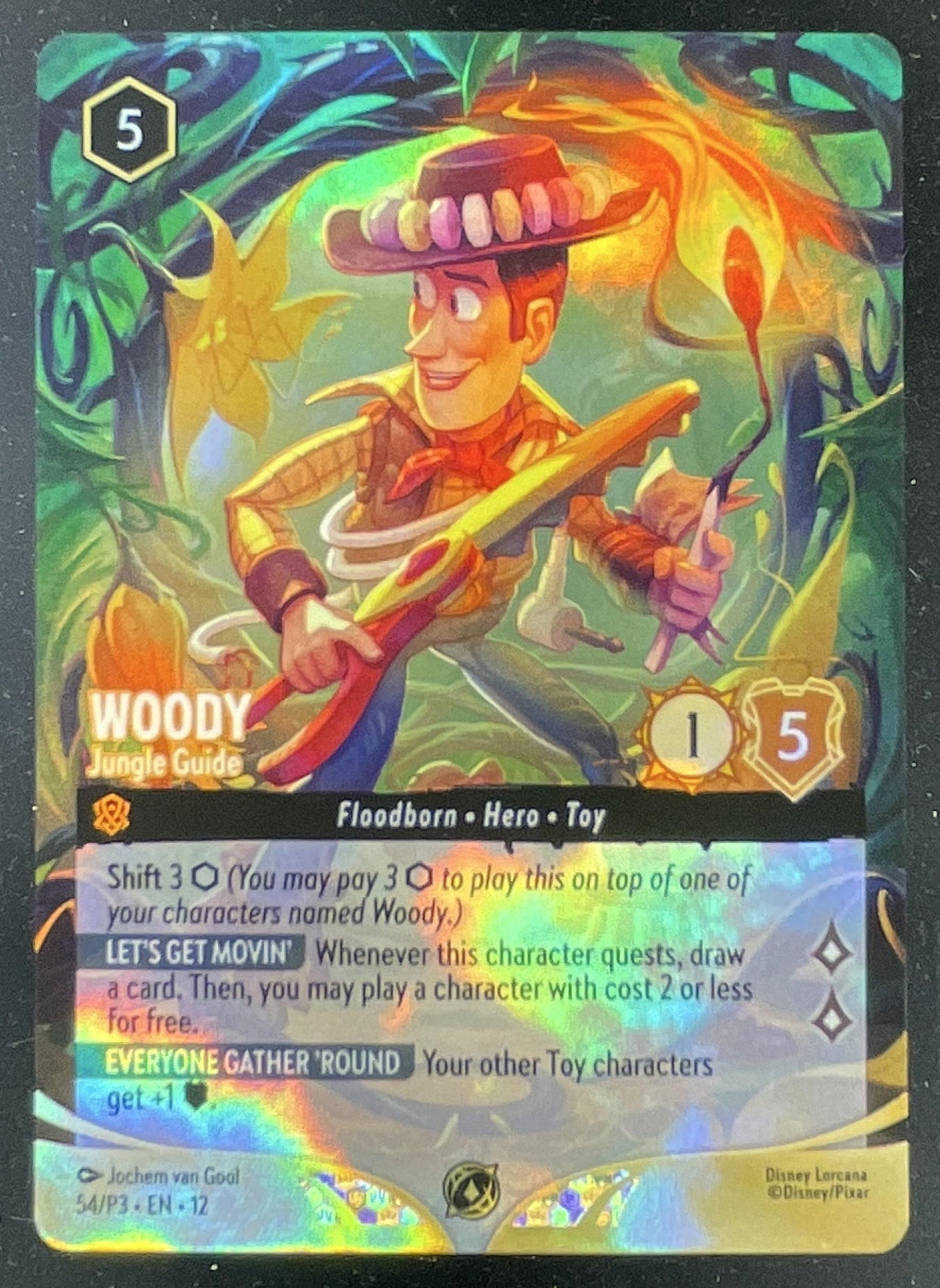 Disney Lorcana Woody - Jungle Guide Store Championship - Promo Cards DLPC product image 1, provided for visual reference and