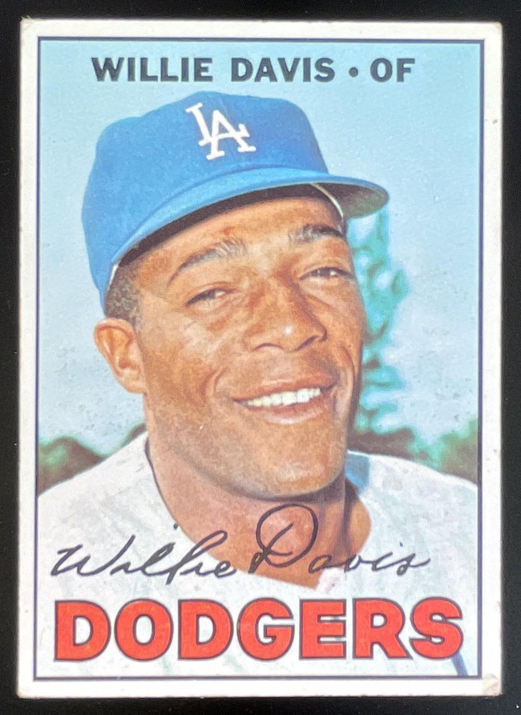 1967 Topps #160 Willie Davis product image 1, provided for visual reference and product detail review