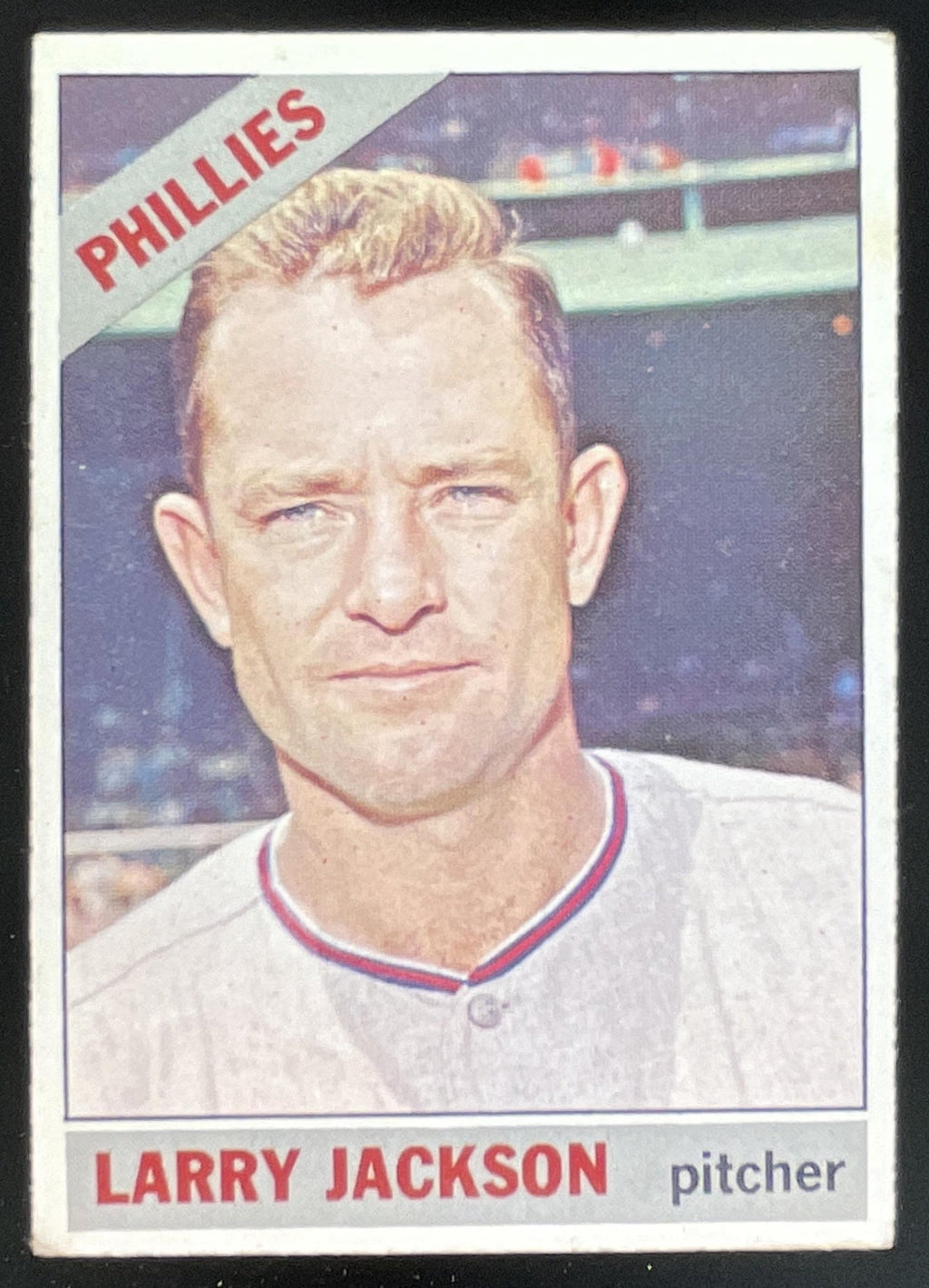 1966 Topps #595 Larry Jackson product image 1, provided for visual reference and product detail review