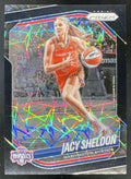 2025 Panini WNBA Prizm Black Velocity Prizm #113 Jacy Sheldon /39 product image 1, provided for visual reference and product