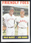 1964 Topps #41 Friendly Foes Willie McCovey Leon Wagner C product image 1, provided for visual reference and product detail