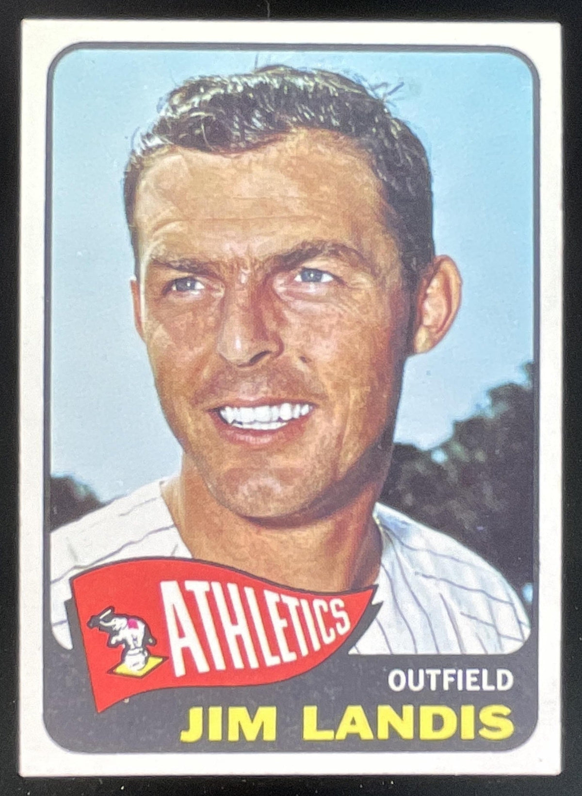 1965 Topps #376 Jim Landis product image 1, provided for visual reference and product detail review