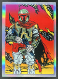 2023 Topps Chrome Star Wars Darth Vader's Bounty Hunters Boba Fett Refractor product image 1, provided for visual reference