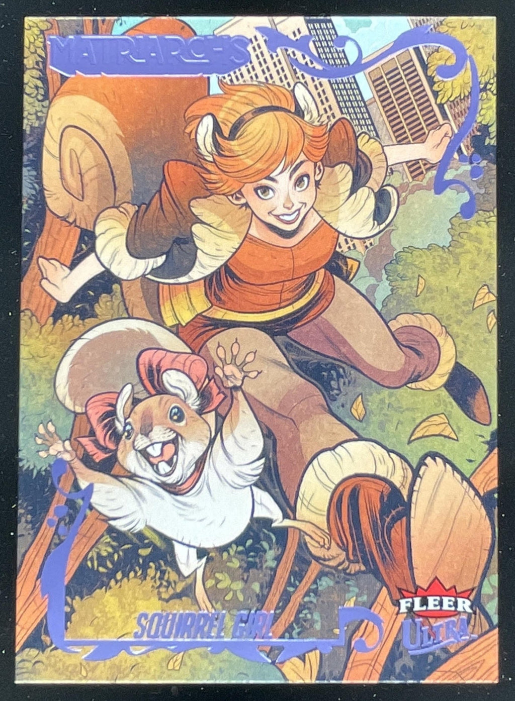 2024 Fleer Ultra Matriarchs of Marvel Purple Foil #87 Squirrel Girl /13 product image 1, provided for visual reference and