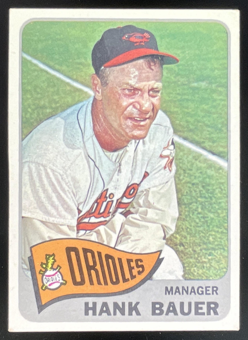1965 Topps #323 Hank Bauer product image 1, provided for visual reference and product detail review