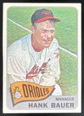 1965 Topps #323 Hank Bauer product image 1, provided for visual reference and product detail review