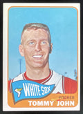 1965 Topps #208 Tommy John product image 1, provided for visual reference and product detail review