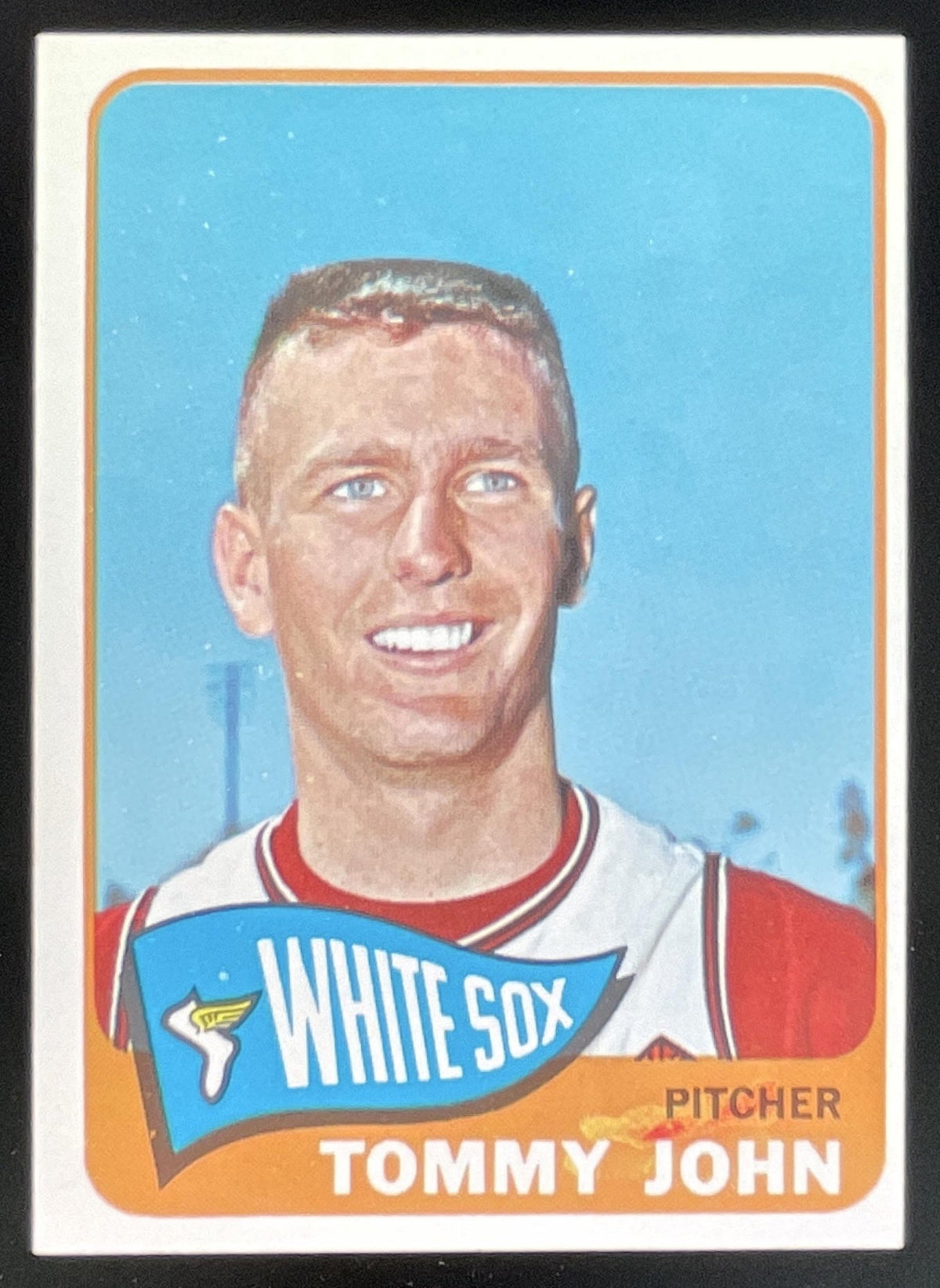 1965 Topps #208 Tommy John product image 1, provided for visual reference and product detail review