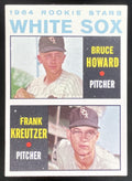1964 Topps #107 White Sox 1964 Rookie Stars Bruce Howard Frank Kreutzer RC product image 1, provided for visual reference