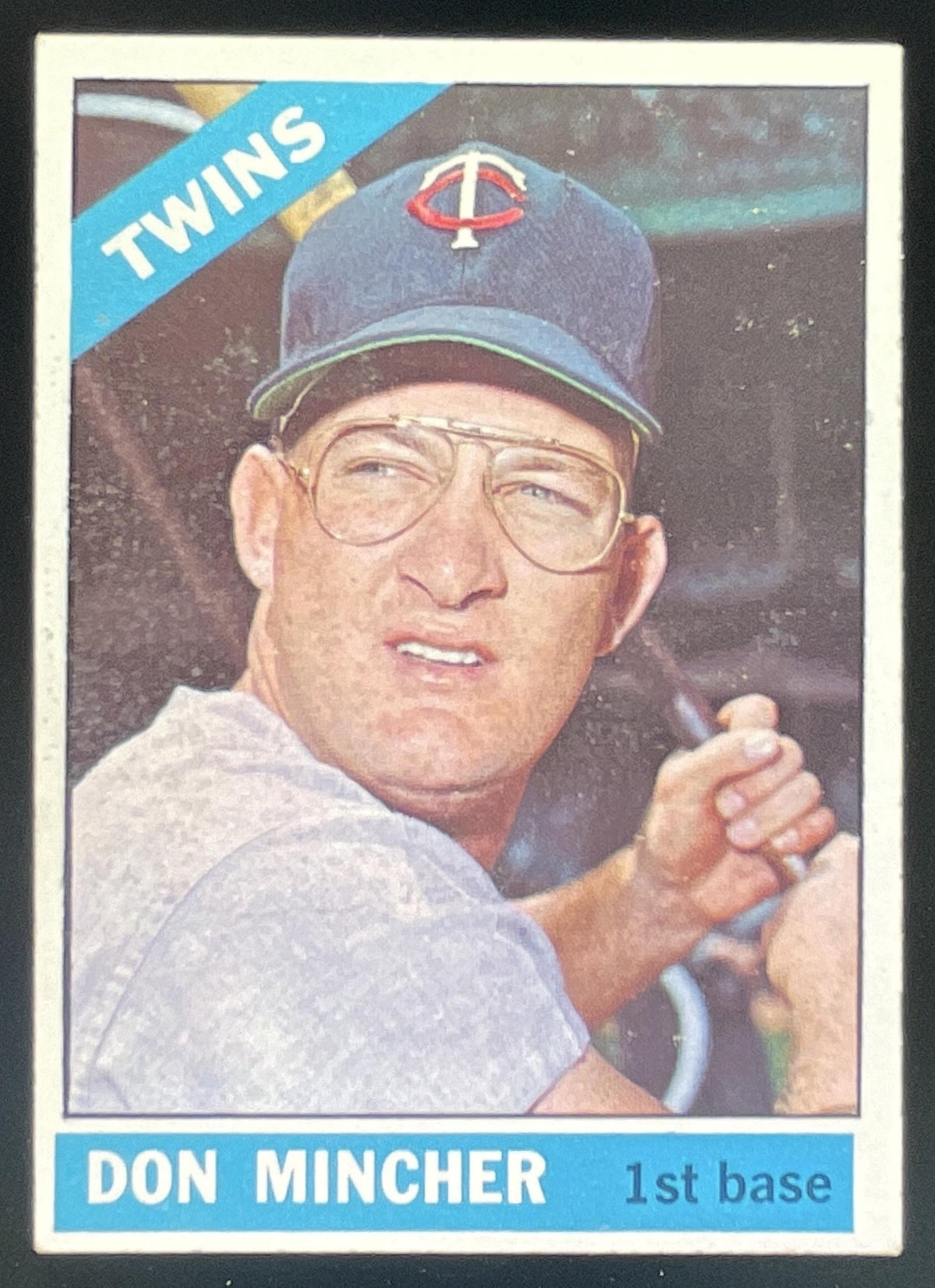 1966 Topps #388 Don Mincher product image 1, provided for visual reference and product detail review