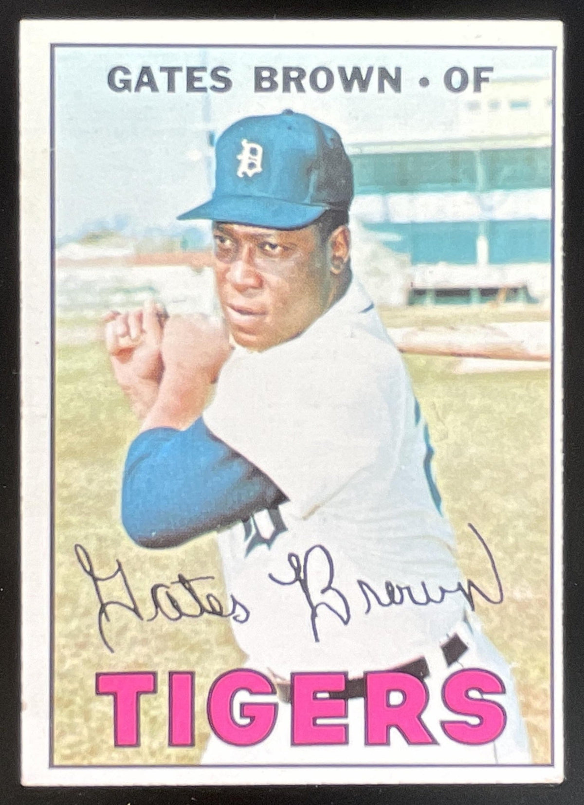 1967 Topps #134 Gates Brown product image 1, provided for visual reference and product detail review